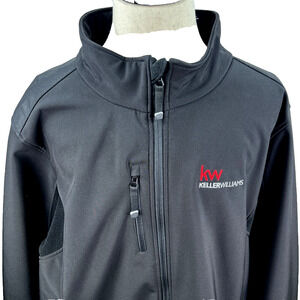 Dunbrooke Keller Williams Realtor Jacket Soft Shell Full Zip Front Black 4XL